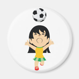 Imã Garota de futebol