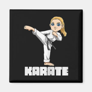 Imã Garota de Karatê - Criança das Artes Marciais Japo
