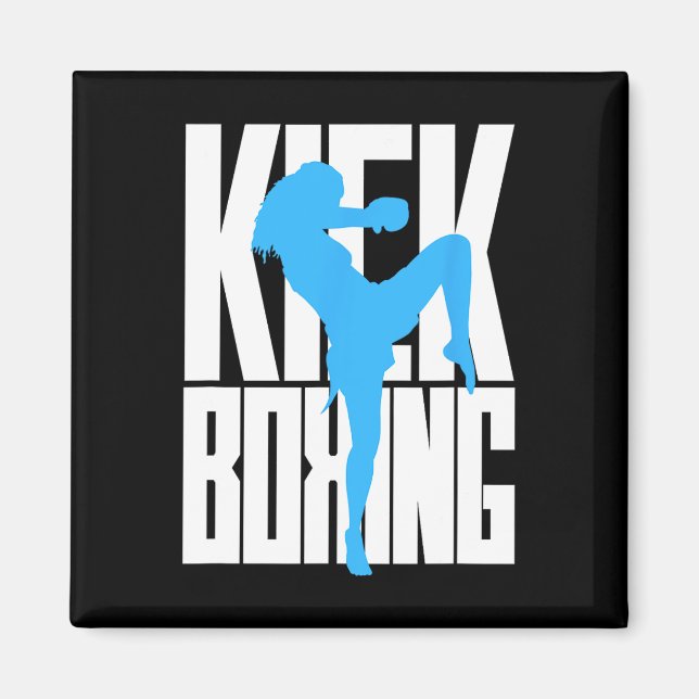 Imã Garota de Kickboxing em Treinamento  (Frente)