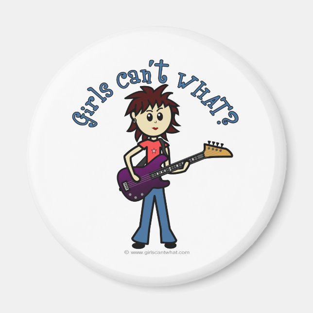 Imã Garota de Violão Leve (Frente)