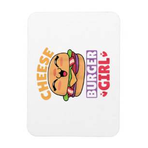Ímã Garota do Cheeseburger, Mulheres Hamburger e Chees
