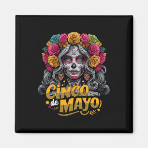 Imã Garota do Cinco De Mayo Festa Mexicana 5 De Mayo 1
