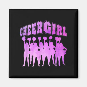 Imã Garota Engraçada Encantadora De Barriga Cheerleade