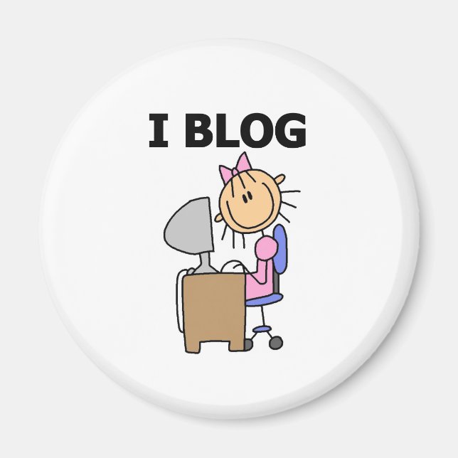 Imã Garota Eu Blogo  (Frente)