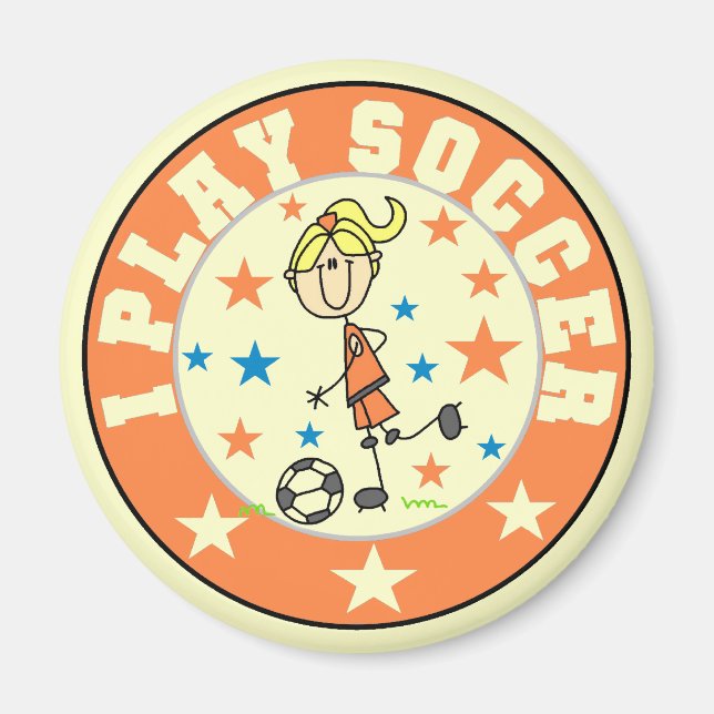 Imã Garota, eu toco camisetas e presentes (Frente)