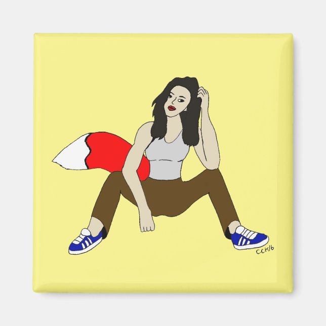 Imã garota foxy (Frente)