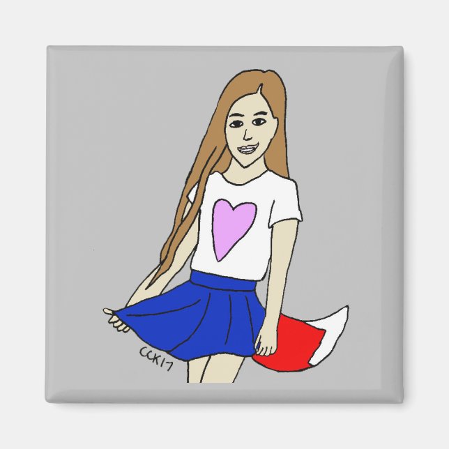 Imã garota foxy (Frente)