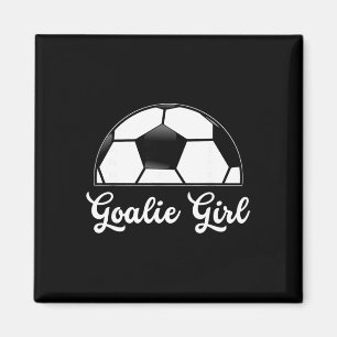 Imã Garota Goleira Jogadora de Futebol Mulher Goleira