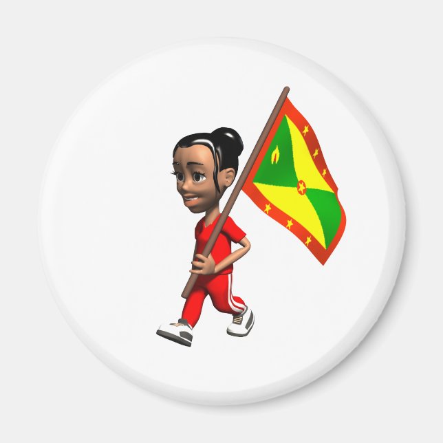 Imã Garota Grenada (Frente)