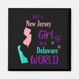 Imã Garota Orgulhosa Apenas Uma Garota De New Jersey E