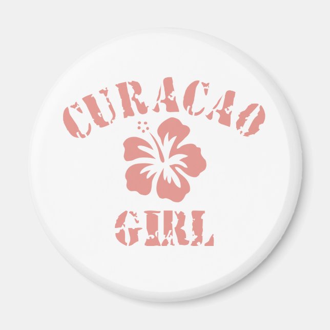 Imã Garota Rosa Curacao (Frente)