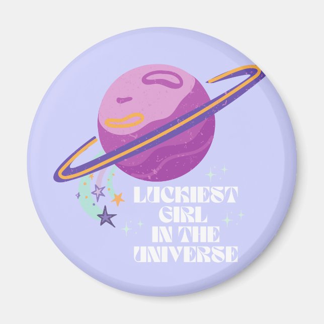 Imã Garota Sortuda, Garota Mais Sortuda, Sorte, Afirma (Frente)