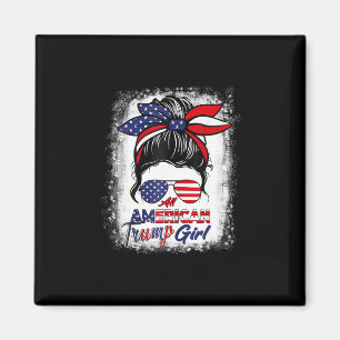 Imã Garota Trump Americana Completa 4 De Julho Coque D