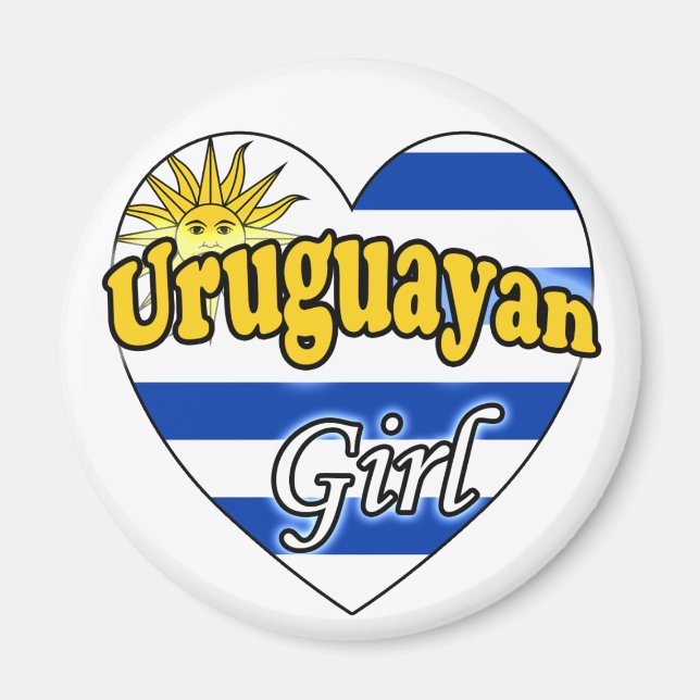 Imã Garota Uruguaia (Frente)