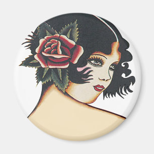 Imã Garota Vintage Feminina