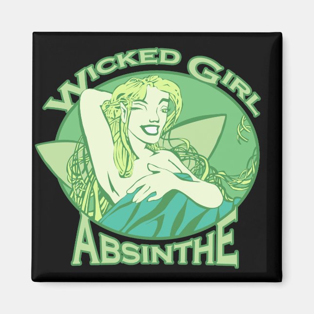 Imã Garota Wicked Absinthe Magnet (Frente)