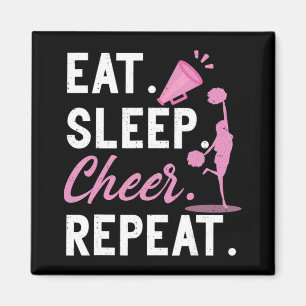 Imã Garotas Cheerleaderes De Dança De Cheerhead Comem