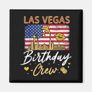 Imã Garotas Família Las Vegas Aniversário Equipe Esqua