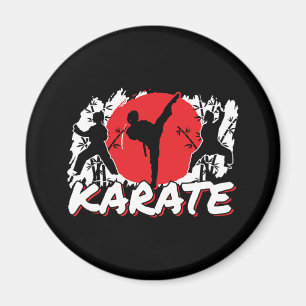 Imã Garotas Karate - Tema Japonês Patriótico Japão