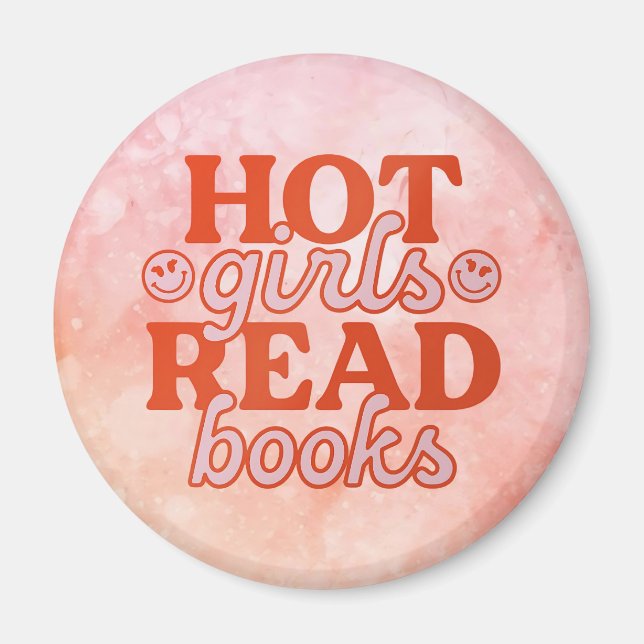 Imã Garotas Quentes Lêem Livros (Frente)