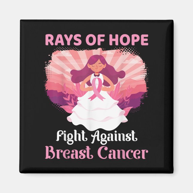 Imã Garotas Rosa Combatem Contra O Cancer (Frente)