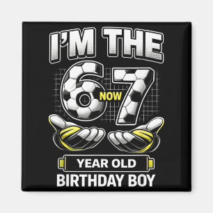 Imã Garoto de Aniversário Eu Tinha 6 Sou 7 Seis Sete F
