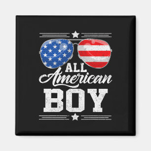 Imã Garoto Totalmente Americano 4 De Julho Sungles Fam
