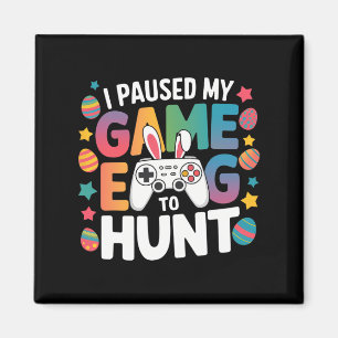 Imã Garotos Gamer Ovo Páscoa Dia Videos games Bunny G