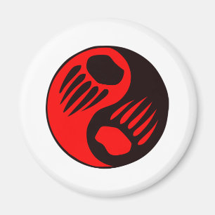 Imã Garra de urso Yin Yang