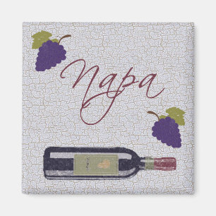 Imã Garrafa de vinho do vintage de Napa