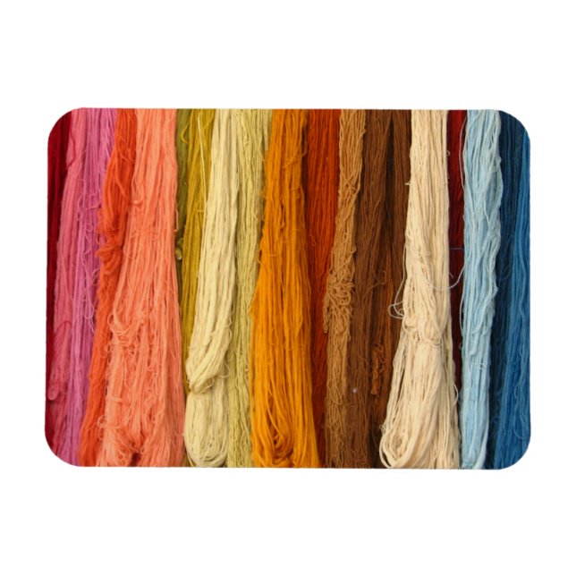 Ímã Garrafas de Fios Coloridos (Horizontal)