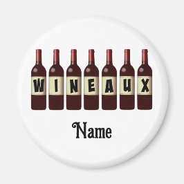 Imã Garrafas De Vinho Vermelho Vinculadas Personalizad