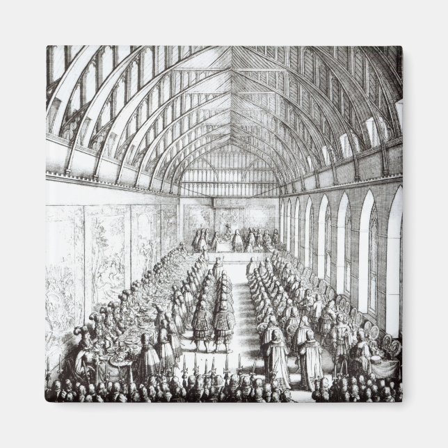 Imã Garter Banquete o Soberano e os Cavaleiros (Frente)