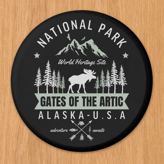 Imã Gates of the Arctic – Moose and Forest Alask (Criador carregado)