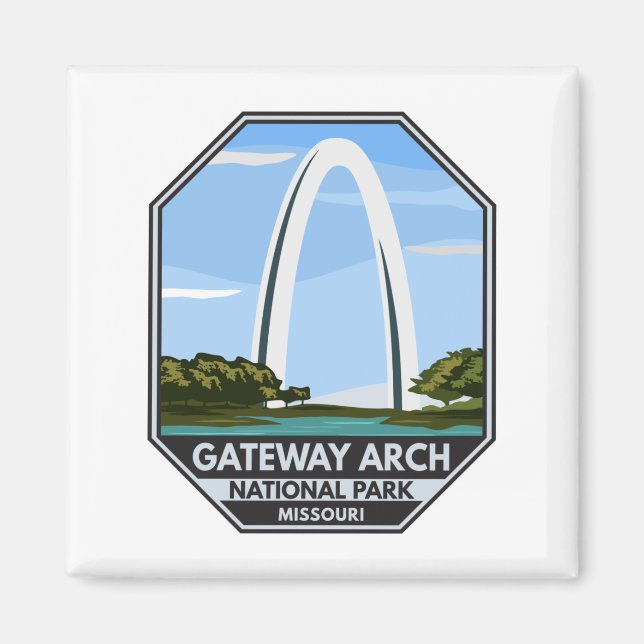 Imã Gateway Arch National Park Missouri (Frente)