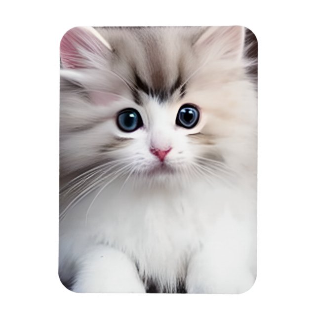 Ímã Gatinho Adorável (Vertical)