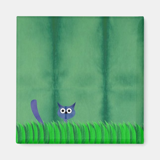 IMÃ GATINHO AZUL (Frente)