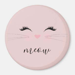 Imã Gatinho Blush PInk Meow Whiskers