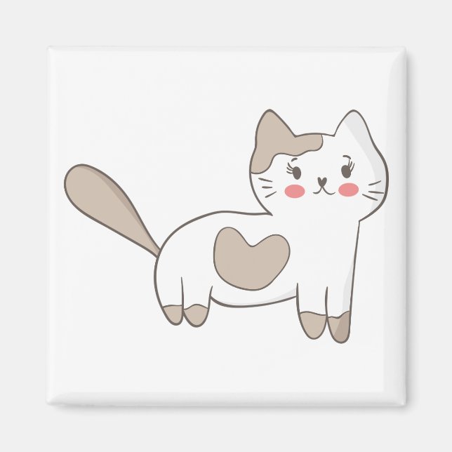 Imã Gatinho bonito (Frente)