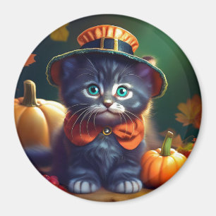 Imã Gatinho Celebrando Ação de Graças