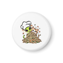 Gatinho Chef Alien Adorável 
