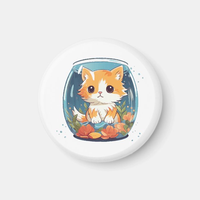 Imã Gatinho Culpado (Frente)