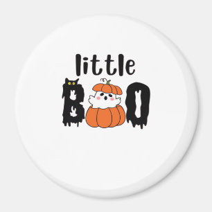 Imã Gatinho de Abóbora de Halloween Fofo Little Boo Es