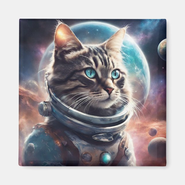 Imã Gatinho de espaço (Frente)
