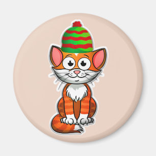 Imã gatinho de Natal