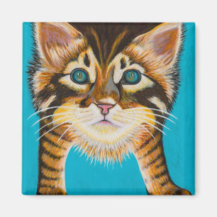 Imã Gatinho do gato malhado