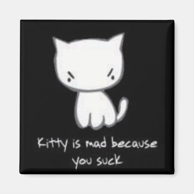 Imã gatinho é louco (Frente)