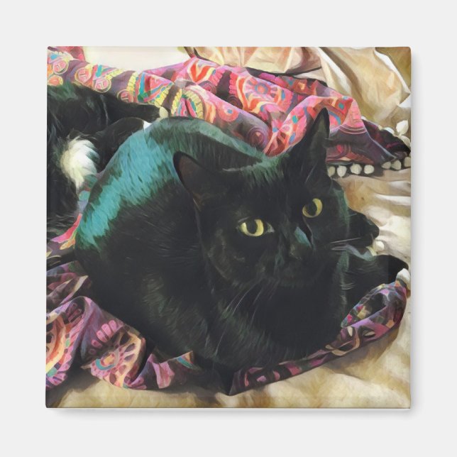 Imã Gatinho elegante (Frente)