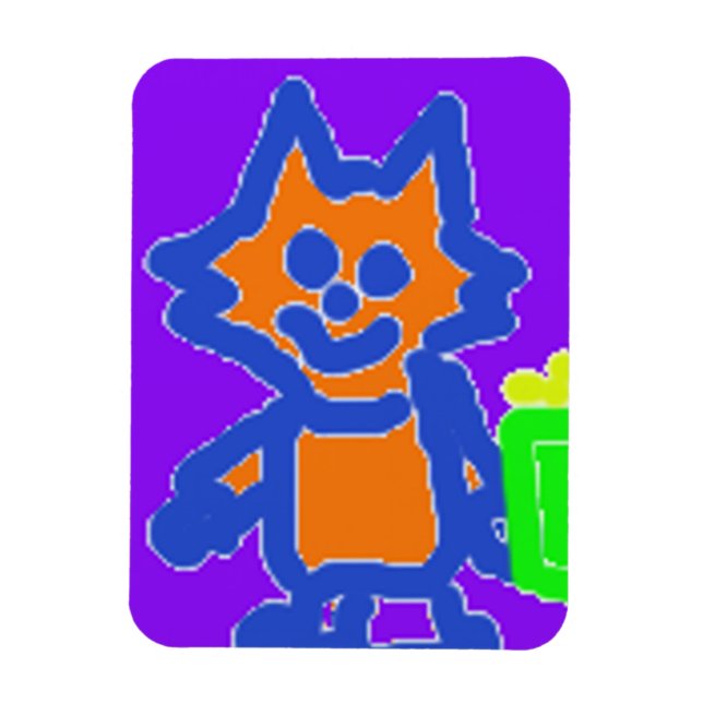 Ímã Gatinho fofo  (Vertical)