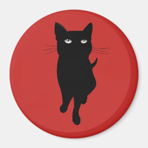 Imã Gatinho gótico felino do gato preto